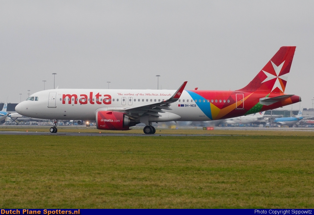 9H-NEB Airbus A320neo Air Malta by Sippowitz