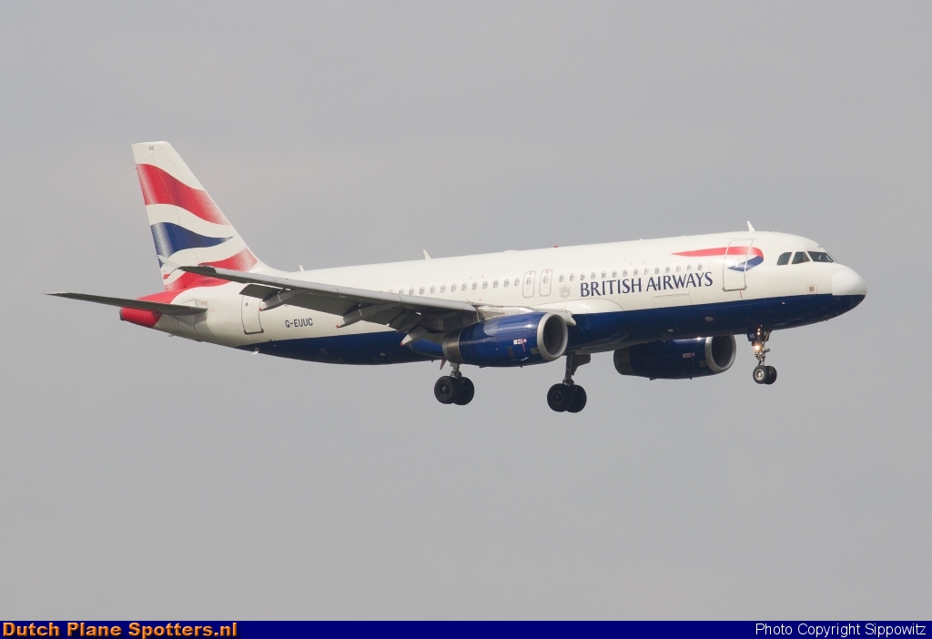 G-EUUC Airbus A320 British Airways by Sippowitz