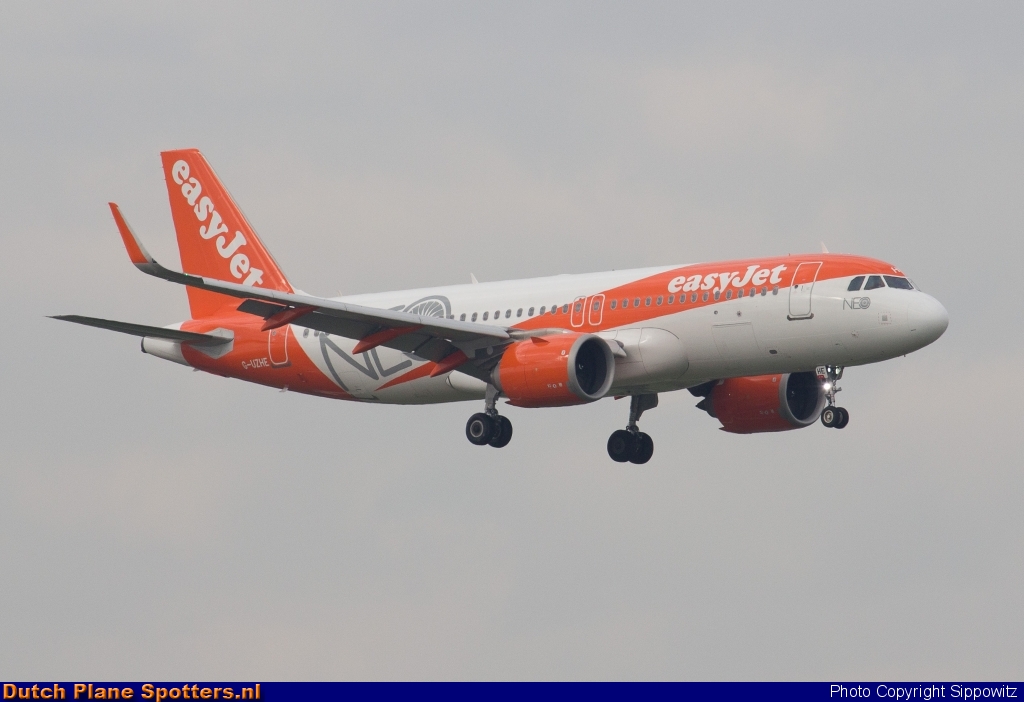 G-UZHE Airbus A320neo easyJet by Sippowitz