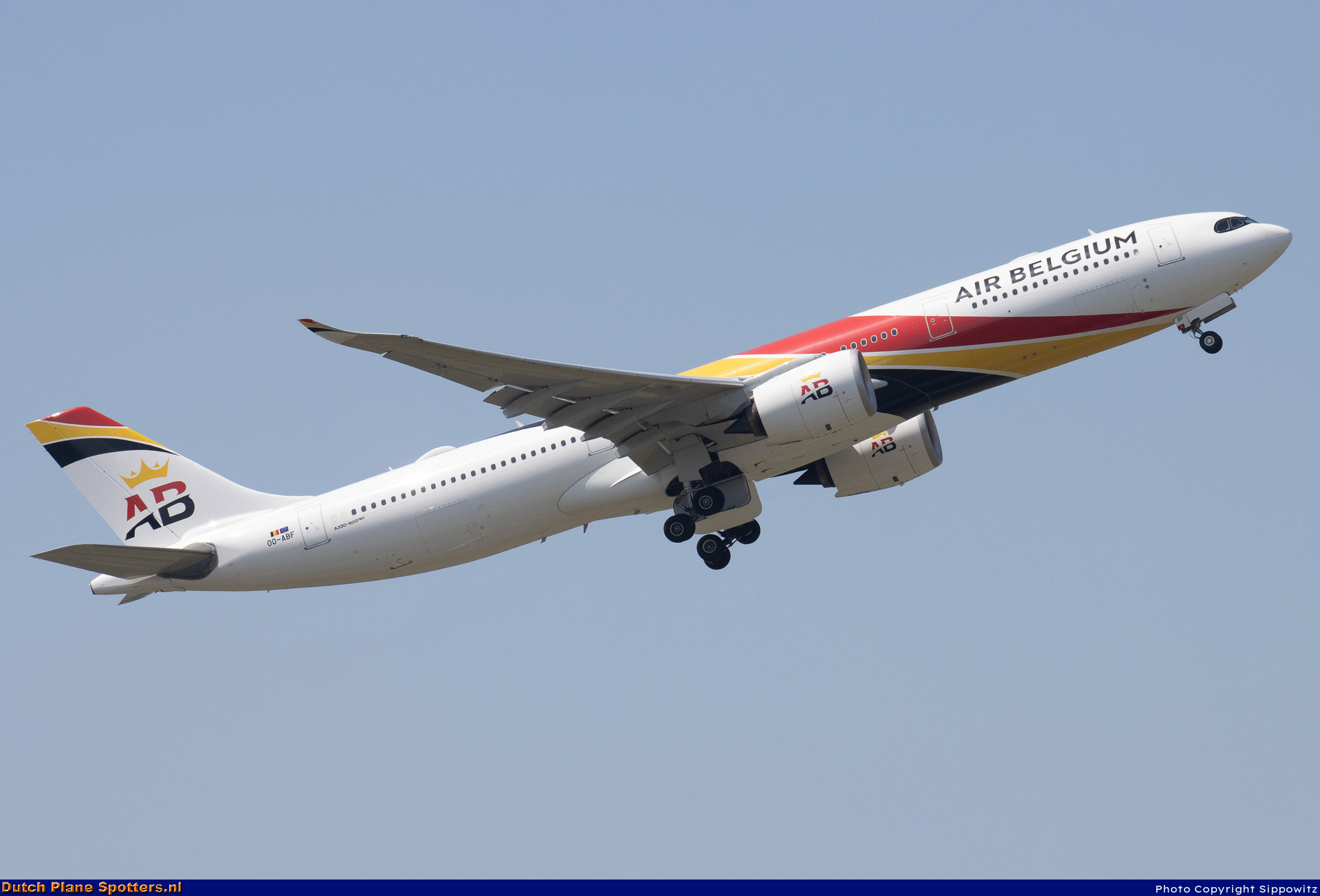 OO-ABF Airbus A330-900 Air Belgium by Sippowitz