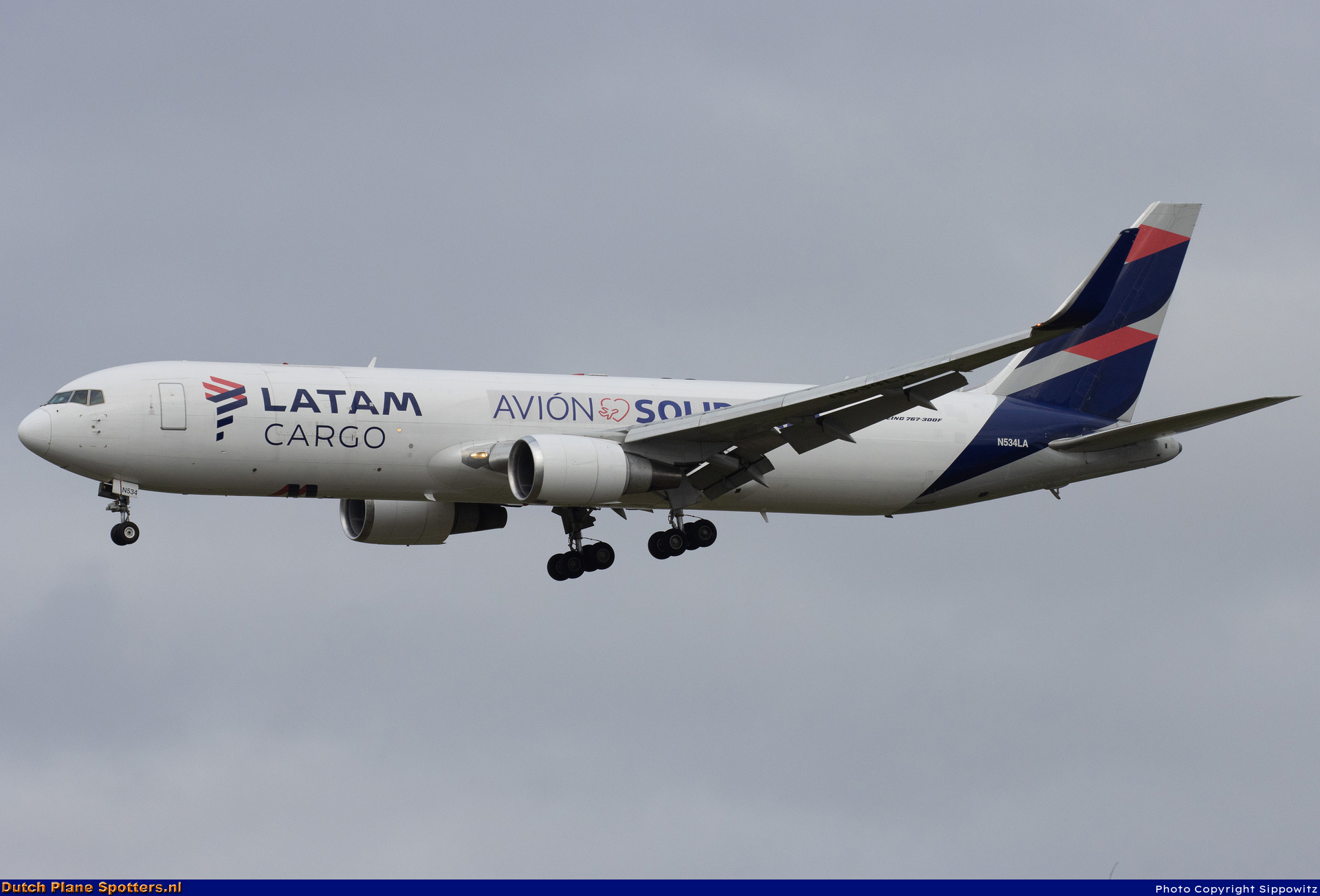 N534LA Boeing 767-300 LATAM Cargo Chile by Sippowitz