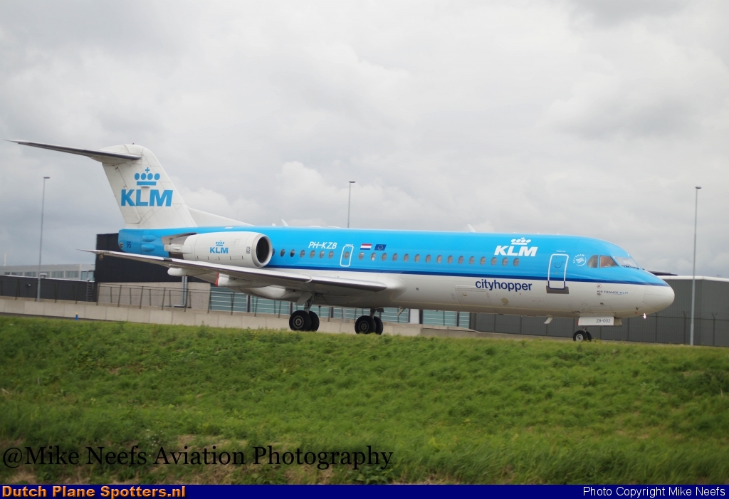 PH-KZB Fokker 70 KLM Cityhopper by Mike Neefs