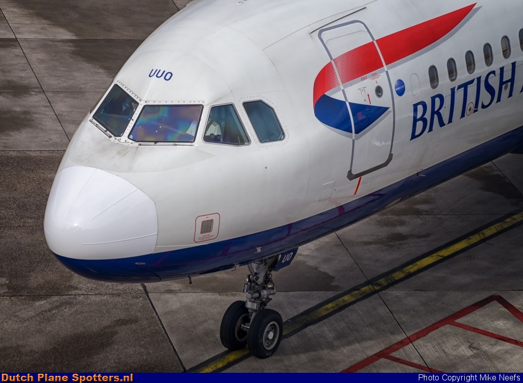 G-EUUO Airbus A320 British Airways by Mike Neefs