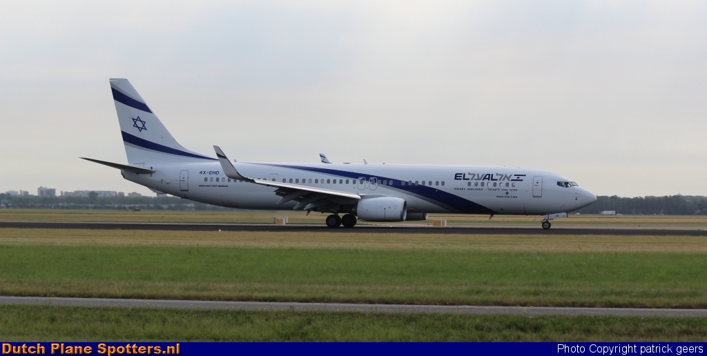 4X-EHD Boeing 737-900 El Al Israel Airlines by patrick geers