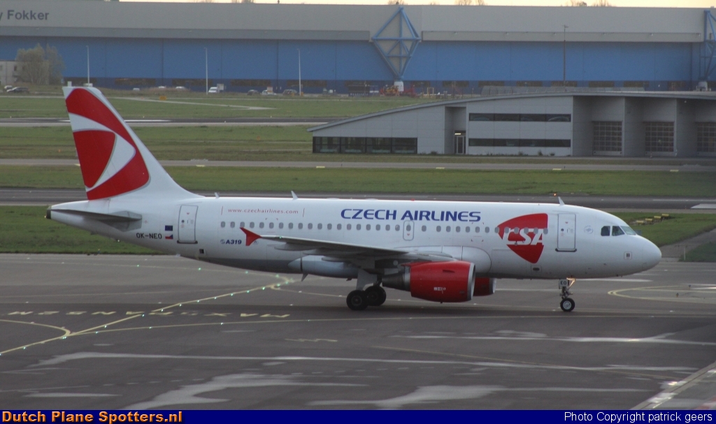 OK-NEO Airbus A319 CSA Czech Airlines by patrick geers