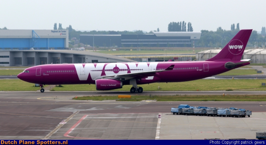 TF-GAY Airbus A330-300 WOW air by patrick geers