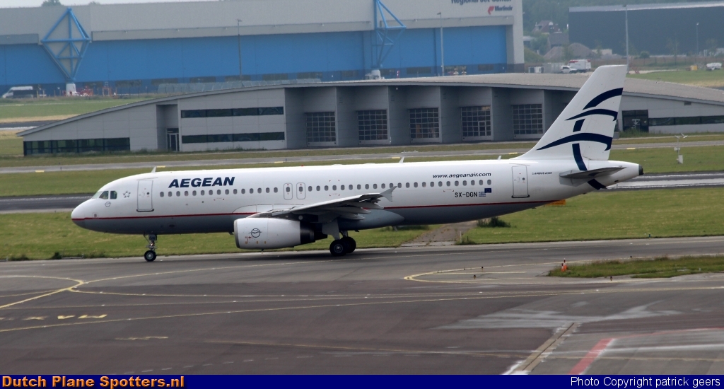 SX-DGN Airbus A320 Aegean Airlines by patrick geers