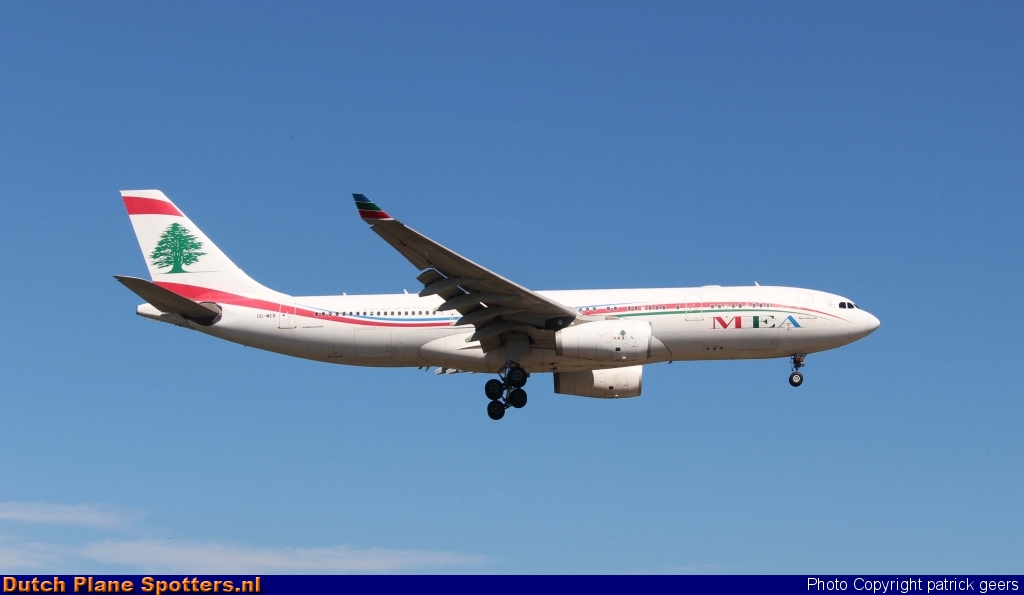 OD-MED Airbus A330-200 Middle East Airlines (MEA) by patrick geers