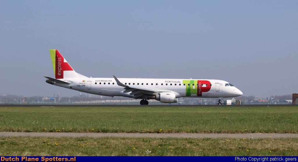 CS-TPR Embraer 190 PGA Portugalia Airlines (TAP Express) by patrick geers