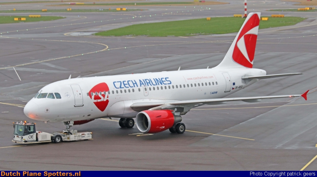 OK-REQ Airbus A319 CSA Czech Airlines by patrick geers