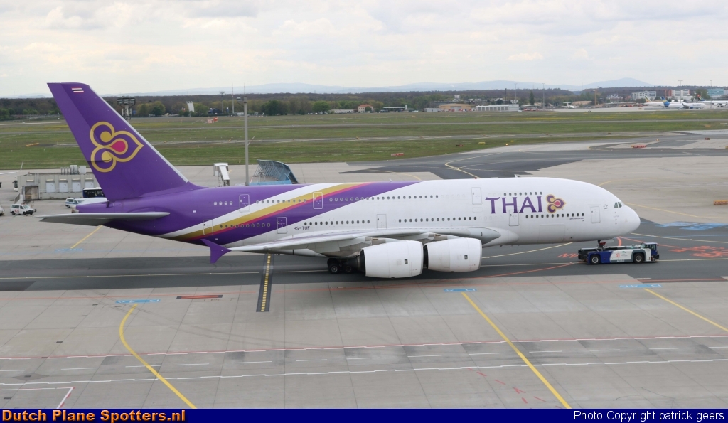 HS-TUF Airbus A380-800 Thai Airways International by patrick geers