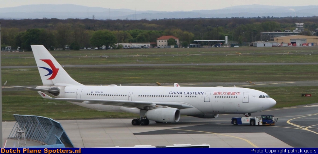 B-5920 Airbus A330-200 China Eastern Airlines by patrick geers