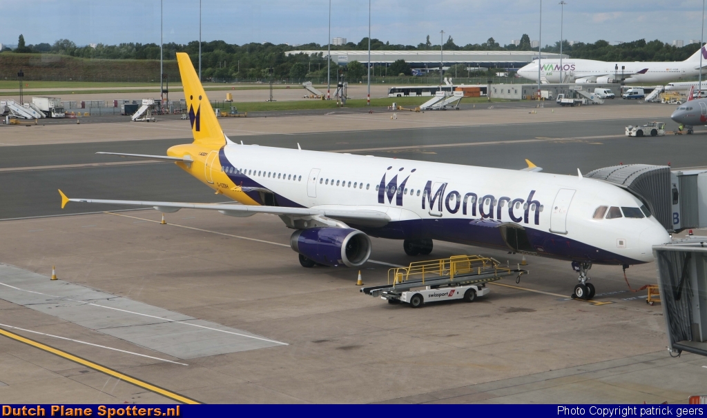 G-OZBH Airbus A321 Monarch Airlines by patrick geers