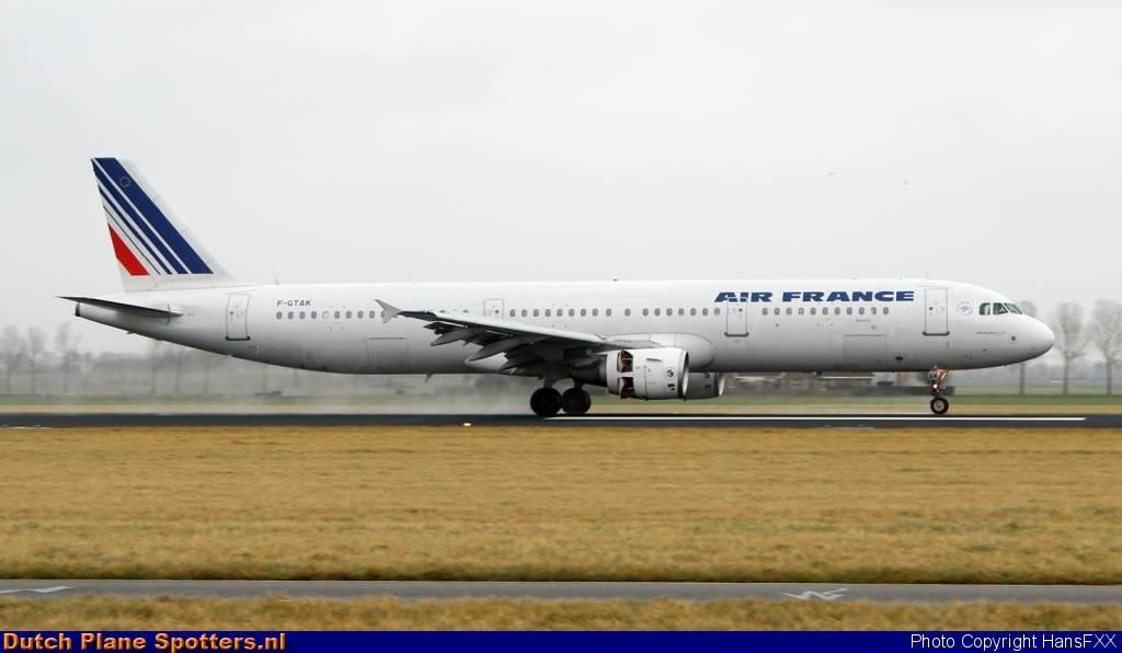 F-GTAK Airbus A321 Air France by HansFXX