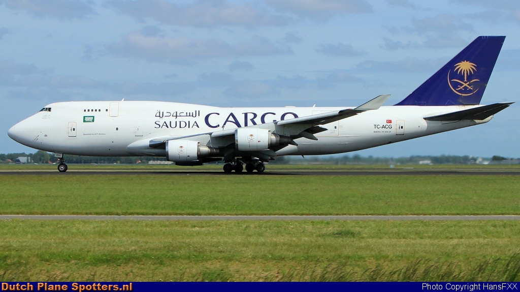 TC-ACG Boeing 747-400 ACT Airlines (Saudi Arabian Cargo) by HansFXX