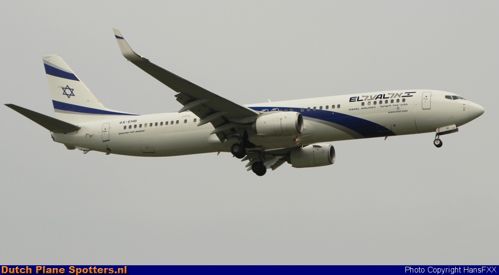 4X-EHB Boeing 737-900 El Al Israel Airlines by HansFXX