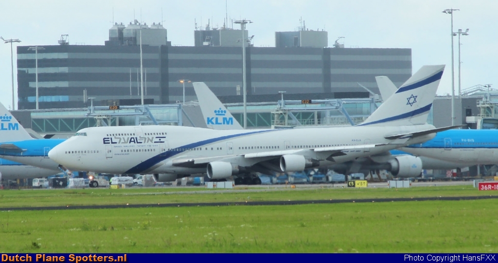 4X-ELA Boeing 747-400 El Al Israel Airlines by HansFXX