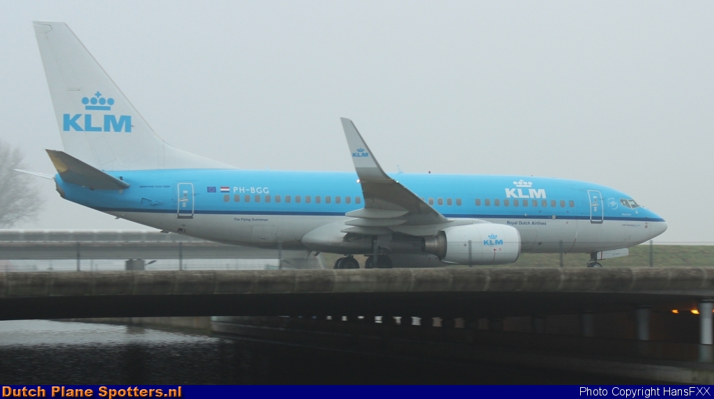 PH-BGG Boeing 737-700 KLM Royal Dutch Airlines by HansFXX