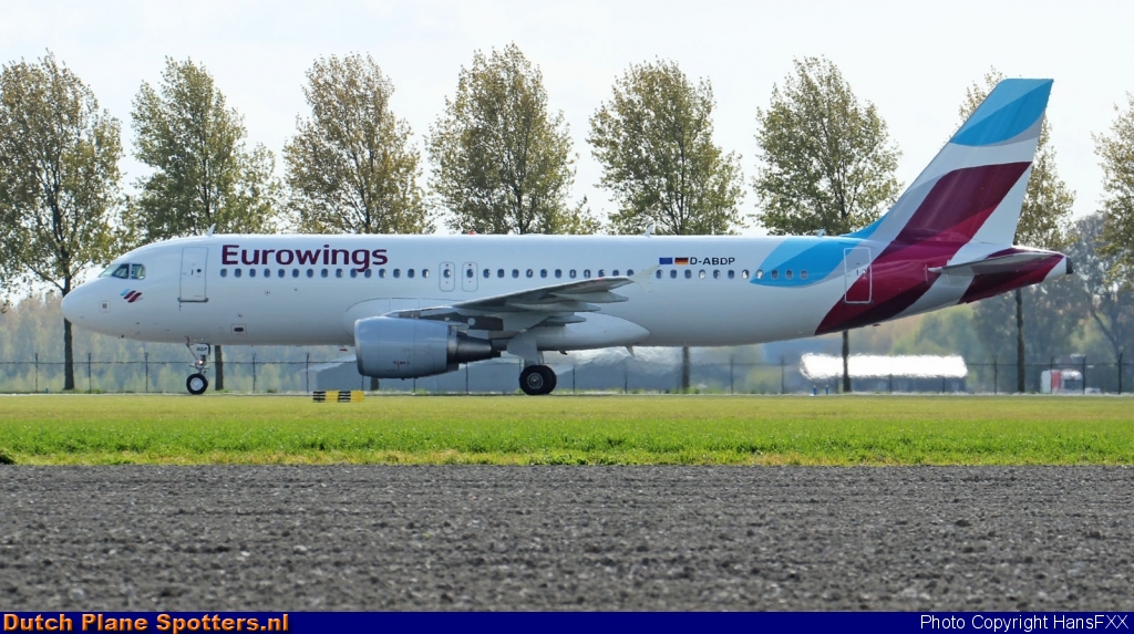 D-ABDP Airbus A320 Eurowings by HansFXX