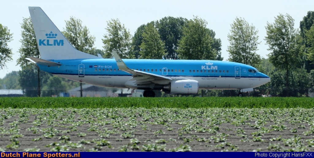 PH-BGM Boeing 737-700 KLM Royal Dutch Airlines by HansFXX