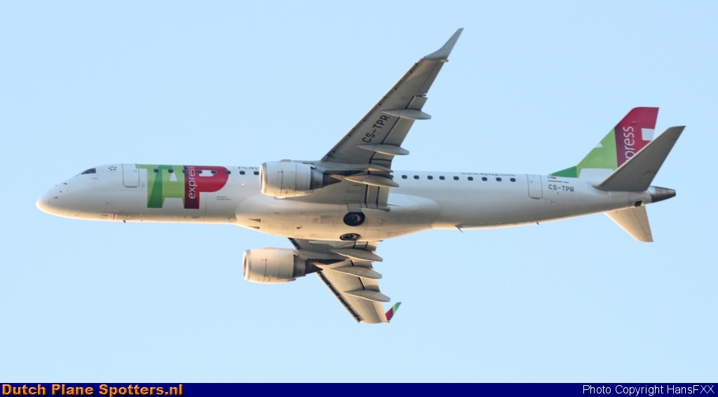 CS-TPR Embraer 190 PGA Portugalia Airlines (TAP Express) by HansFXX