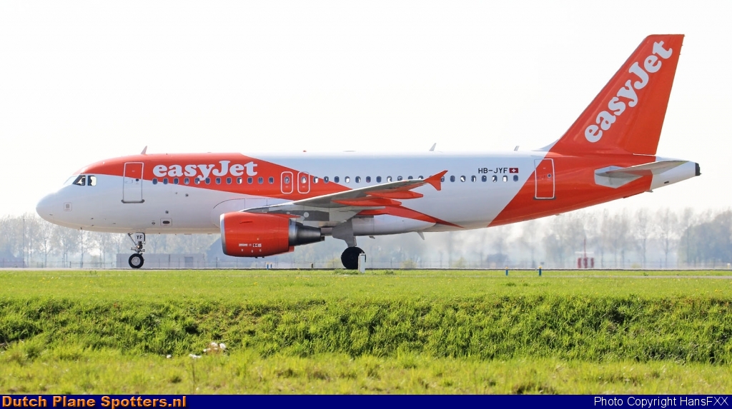 HB-JYF Airbus A319 easyJet Switzerland by HansFXX