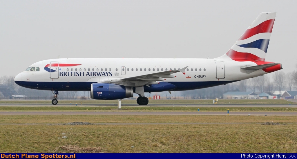 G-EUPY Airbus A319 British Airways by HansFXX