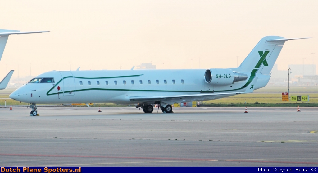 9H-CLG Bombardier Challenger 850 Air X Charter by HansFXX