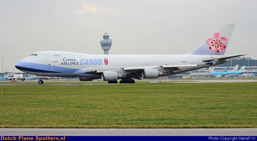B-18701 Boeing 747-400 China Airlines Cargo by HansFXX