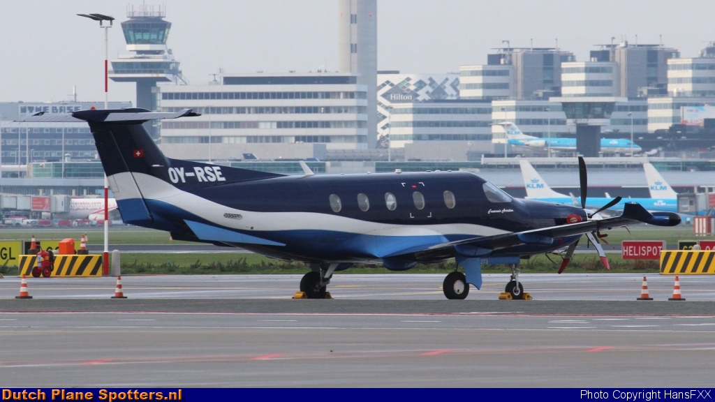 OY-RSE Pilatus PC-12 Fournais Aviation by HansFXX