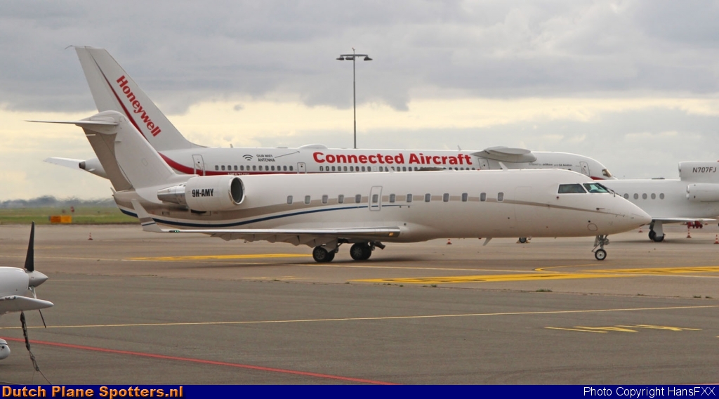 9H-AMY Bombardier Challenger 850 Air X Charter by HansFXX