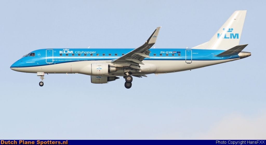 PH-EXN Embraer 175 KLM Cityhopper by HansFXX