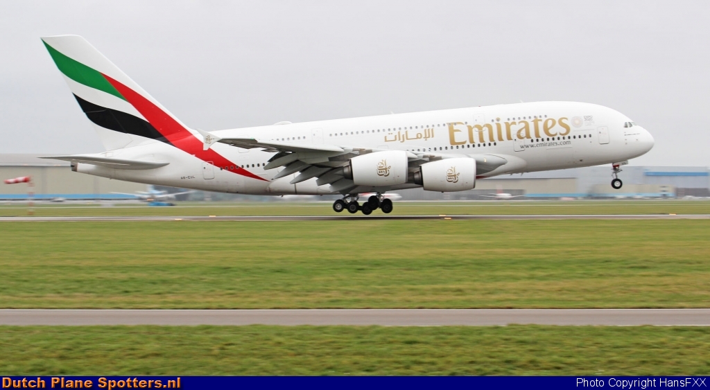 A6-EUL Airbus A380-800 Emirates by HansFXX