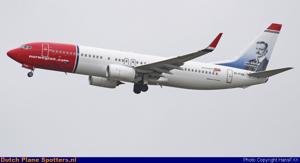 EI-FVH Boeing 737-800 Norwegian Air International by HansFXX