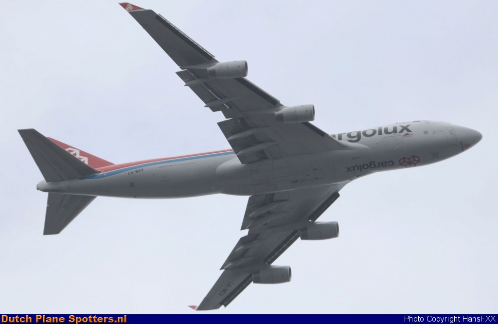 LX-WCV Boeing 747-400 Cargolux by HansFXX