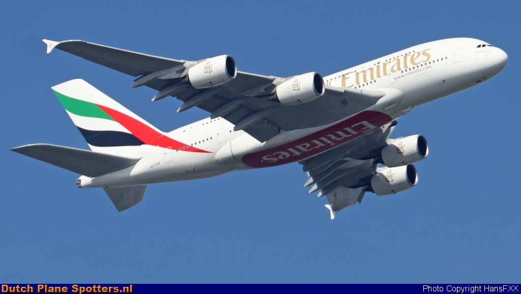 A6-EUW Airbus A380-800 Emirates by HansFXX