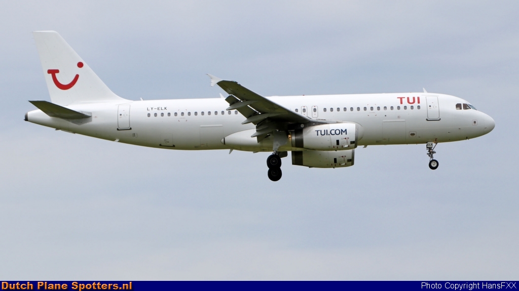 LY-ELK Airbus A320 Getjet Airlines (TUI Airlines Netherlands) by HansFXX