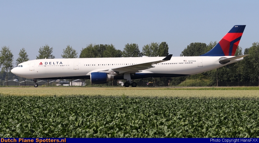 N819NW Airbus A330-300 Delta Airlines by HansFXX