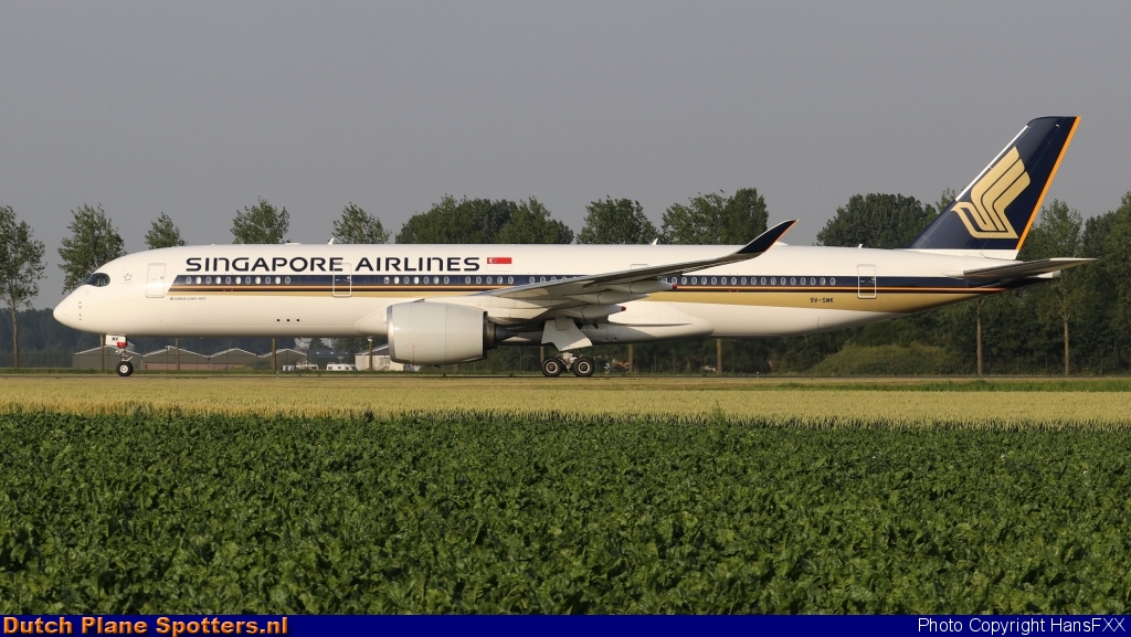 9V-SMK Airbus A350-900 Singapore Airlines by HansFXX