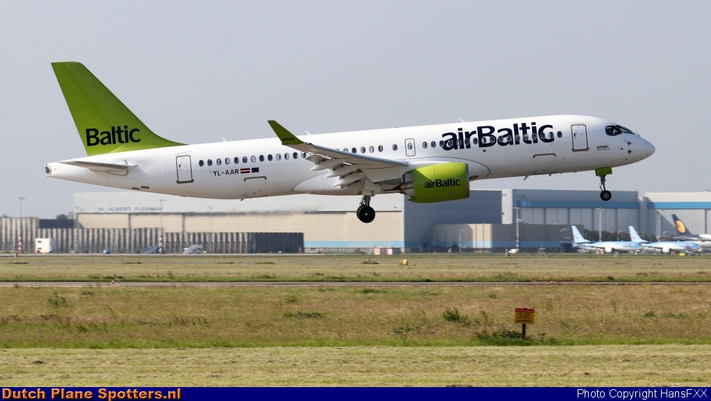 YL-AAR Airbus A220-300 Air Baltic by HansFXX