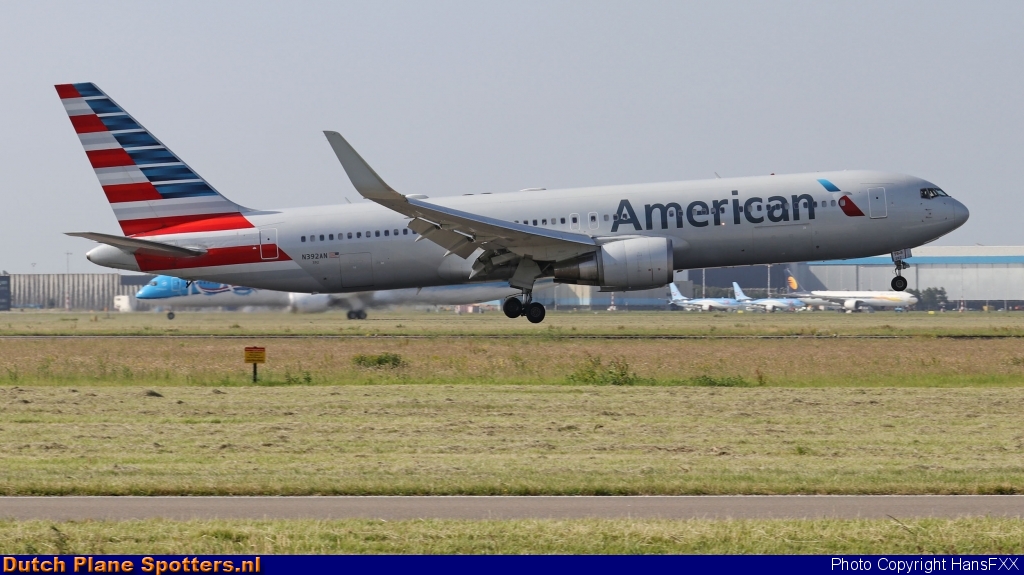 N392AN Boeing 767-300 American Airlines by HansFXX