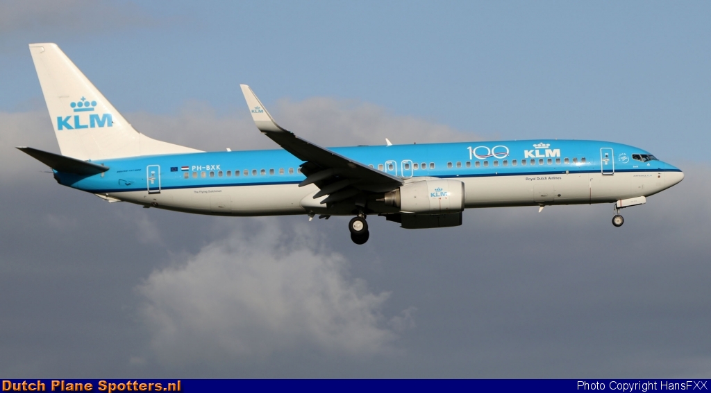 PH-BXK Boeing 737-800 KLM Royal Dutch Airlines by HansFXX