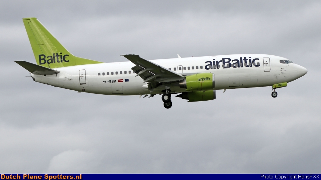 YL-BBR Boeing 737-300 Air Baltic by HansFXX