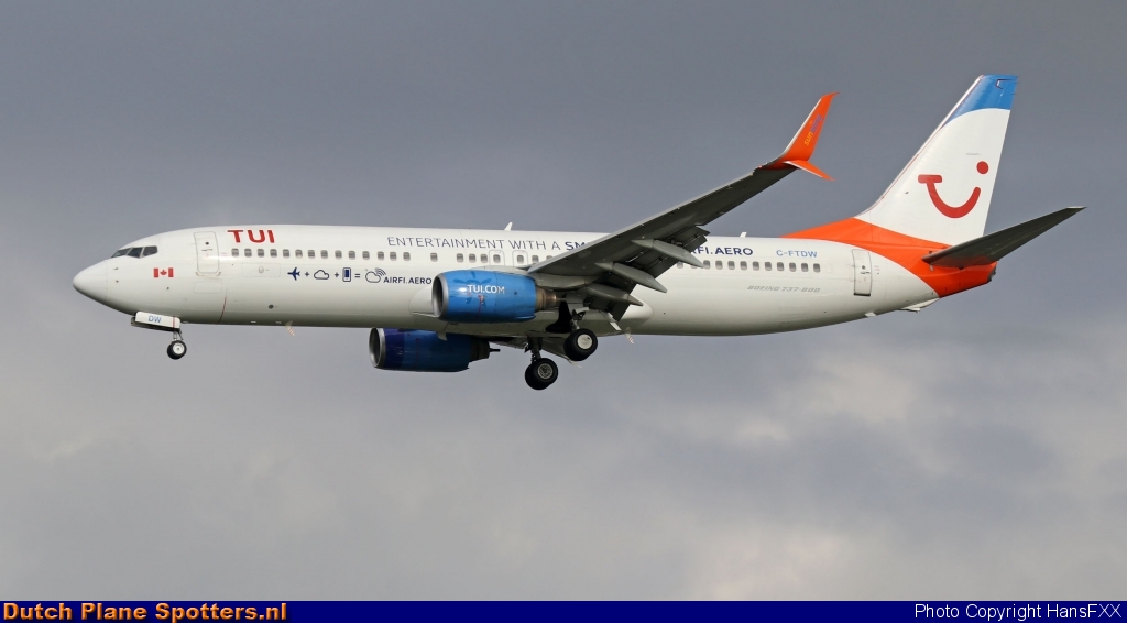 C-FTDW Boeing 737-800 Sunwing Airlines (Smartwings) by HansFXX