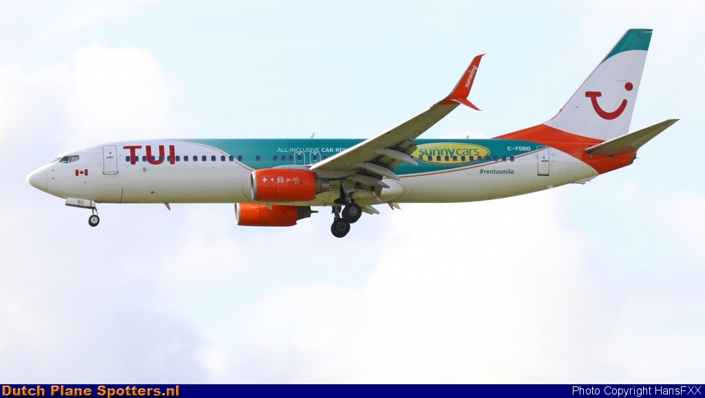 C-FDBD Boeing 737-800 Sunwing Airlines (TUI Airlines Netherlands) by HansFXX