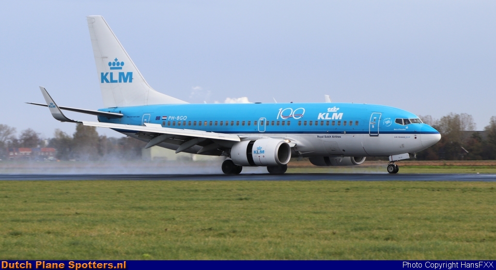 PH-BGO Boeing 737-700 KLM Royal Dutch Airlines by HansFXX