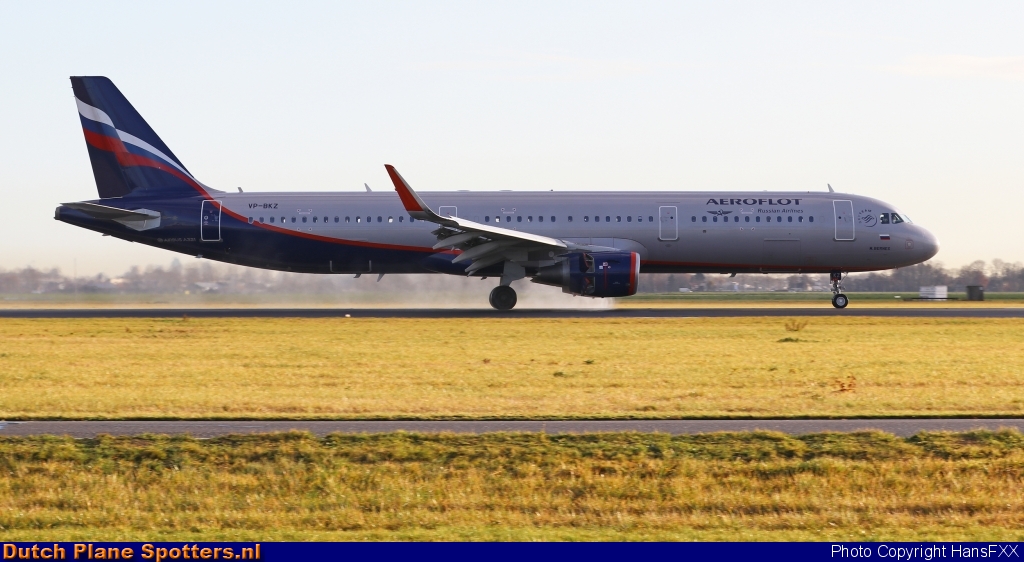 VK-BKZ Airbus A321 Aeroflot - Russian Airlines by HansFXX