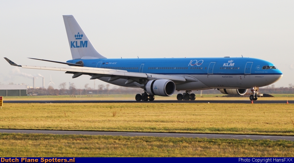 PH-AOC Airbus A330-200 KLM Royal Dutch Airlines by HansFXX