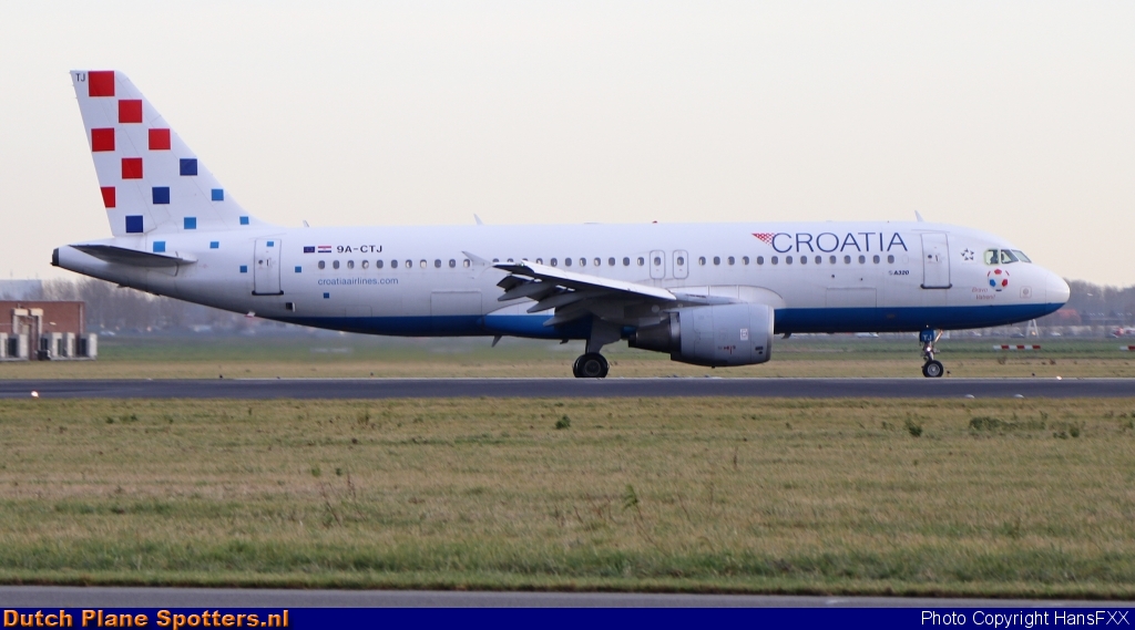 9A-CTJ Airbus A320 Croatia Airlines by HansFXX