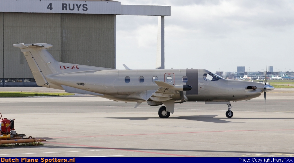 LX-JFE Pilatus PC-12 Jetfly Aviation by HansFXX